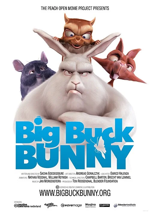 Big Buck Bunny afişi